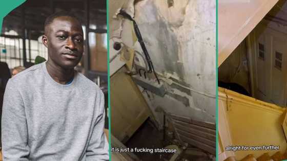 Man buys 200-year-old flat, TikTok video shows discovery of hidden door with staircase