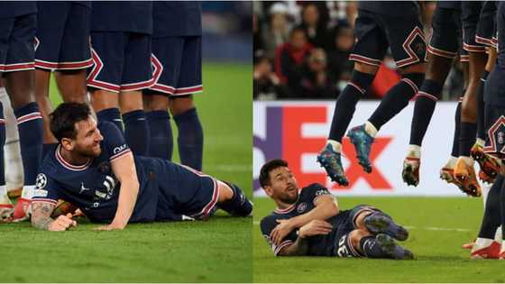 Man United legend surprised at Messi's funny gesture during PSG's Champions League clash with Man City