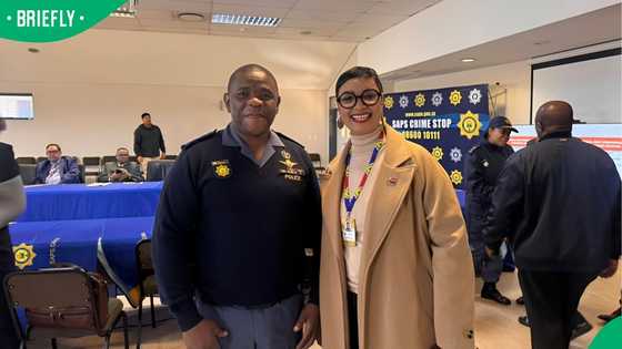 "Our only hope": SA swoons over Dereleen and Gen Mkhwanazi's photo together in Fadiel Adams' turf