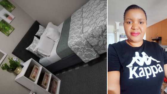 Gauteng woman’s impressive interior decor picture of bedroom has netizens showering her with compliments