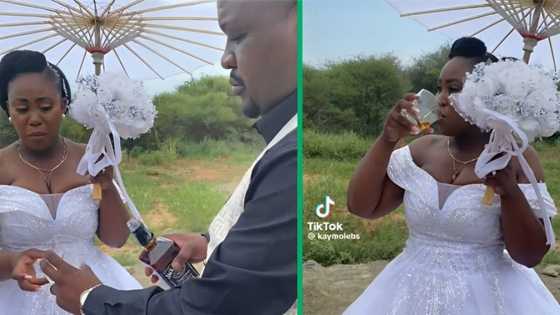 Groom's sweet gesture for nervous bride before wedding goes TikTok viral