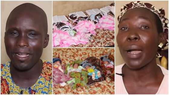 Woman gives birth to 5 kids all at once, husband fretting about money
