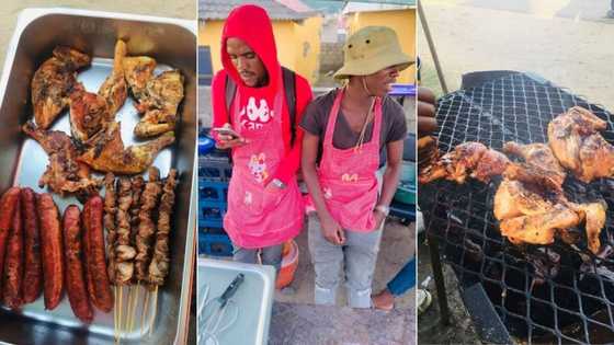“Sbwl Chicken”: Mzansi encourages local man who proudly shows off his hustle