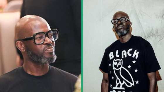 Mzansi reminisces on Black Coffee's humble beginnings with old event poster: "Trust the process"