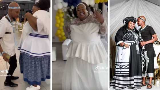 TikTok wedding video of bride and hubby goes viral, Mzansi rejoices: "Stufuzas are a blessing"