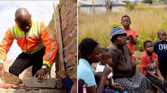 Selfless businessman helps build home for single mother of 9 children who lived in dilapidated mud house