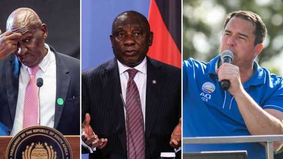 President Cyril Ramaphosa accuses John Steenhuisen of politicising crime amid calls for Bheki Cele’s head