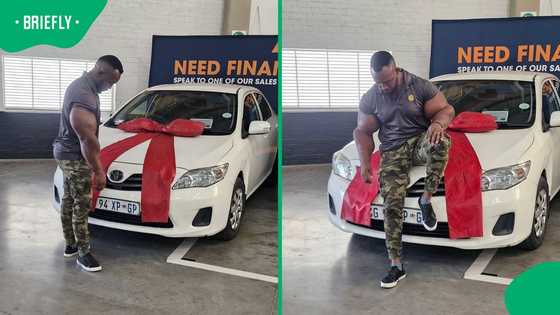 “Some women are lucky”: Mzansi reacts after 'The Punisher' dropped a car surprise on his wife