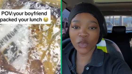 TikTok video of boyfriend's lunch surprise of 1 egg and Debonairs for girlfriend goes viral, SA amused