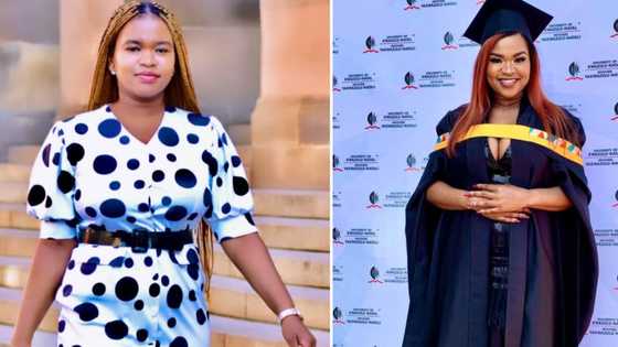 Hearts melt as beautiful woman celebrates accomplishing dream of bagging degree