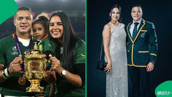 Cheslin Kolbe posts heartfelt message to celebrates his wife on her birthday, SA hails her