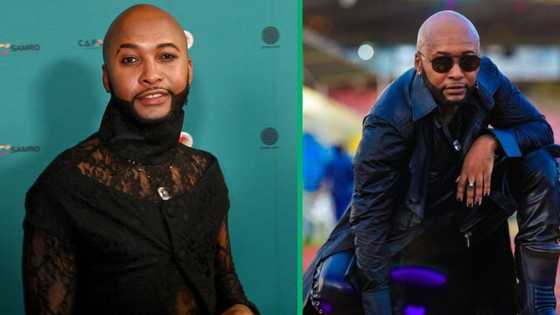 Vusi Nova models for L'Oreal Paris at SA fashion week, video of his catwalk gets mixed reviews