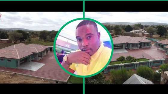 Tsonga man posts aerial footage of mansion in rural area, TikTok users beg for house plan