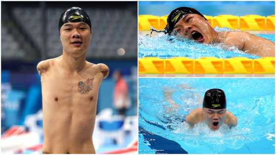 Man without arms wins 4 golds at Paralympics in swimming competition, tells daughter he made it without hands