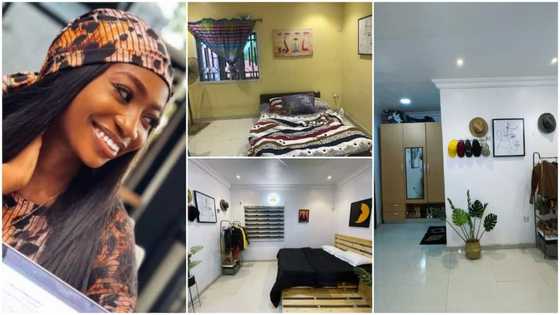 Lady upgrades her room to ‘paradise’, beautiful transformation photos wow people
