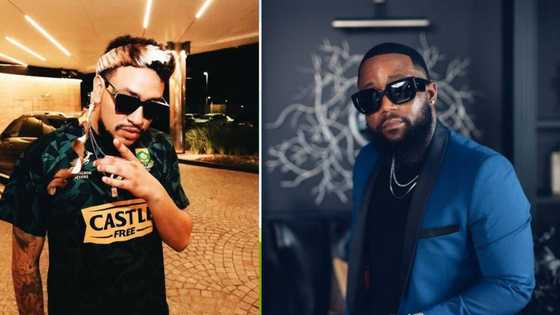 AKA raps over Cassper Nyovest's 'Ngud' verse, Mzansi has mixed reactions: "Best thing I've seen this weekend"