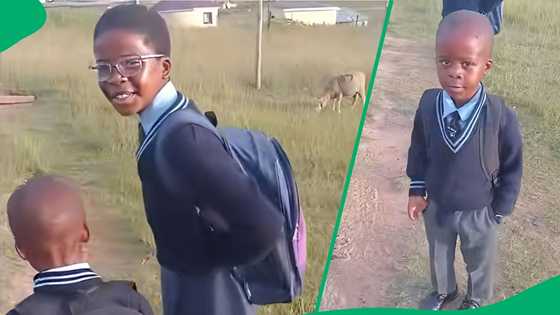 "They are so loveable": Eastern Cape siblings go viral for powerful 'word of the day' messages