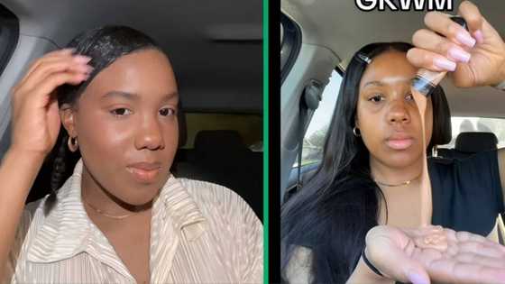 Woman stuns internet by applying an entire bottle of foundation for the ultimate glam look