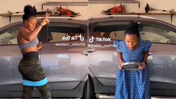 Tswana wife trolls traditional rules about modesty and exercises in full-length shoeshoe dress to be "better" makoti
