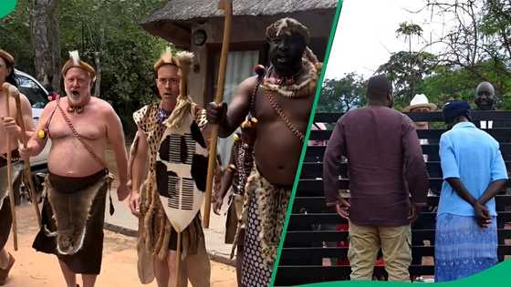 "South Africa is a small heaven": SA floored by American groom calling on Mzansi lady's family on lobola day