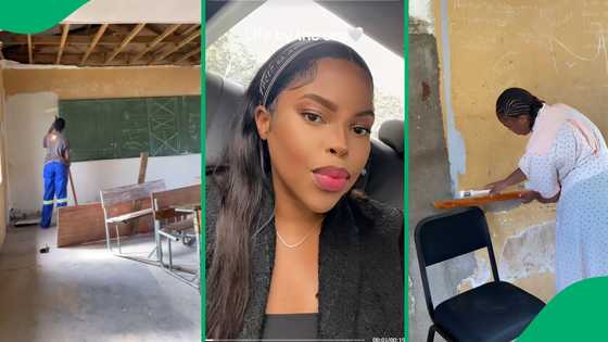 "We must donate tiles": Teacher goes beyond the call of duty and gives classroom an amazing makeover