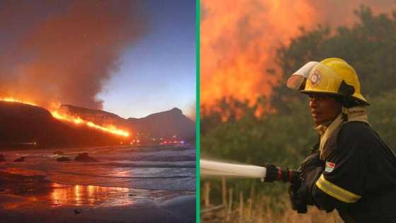 Simon's Town mountain fire sill raging, approaching properties as firefighters battle the blaze