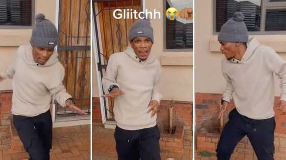 Man who can’t dance does amapiano TikTok challenge, his glitch has Mzansi busting