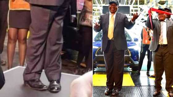 Hebanna: Mzansi hilariously identifies President Cyril Ramaphosa by looking at his legs