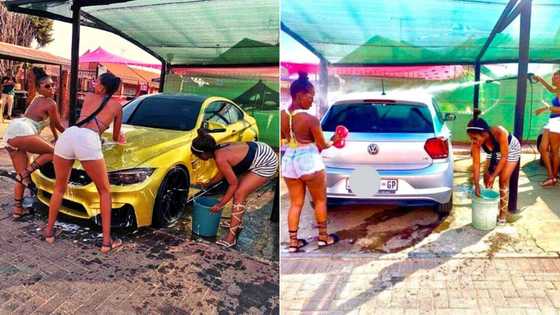 Atteridgeville car wash beauties hustle in style, SA applaud business model