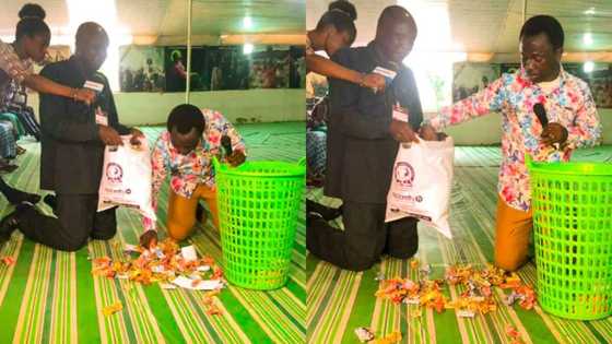 Prophet donates church offering & donations to man facing challenges; he bursts into tears