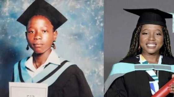 "To many more": Lady wins with snaps of her in many graduation gowns