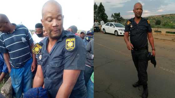 SAPS share intricate details of how brave cop saved gogo from river