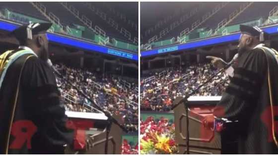 High school principal sings Whitney Houston's 'I will always love you' beautifully to graduating pupils