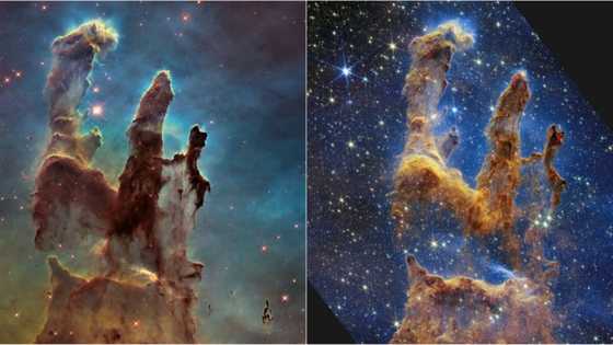 Iconic 'Pillars of Creation' captured in new Webb image