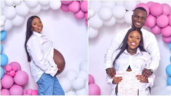 The lord has blessed us: Nigerian couple welcomes set of triplets after 8 years of waiting, shares photos