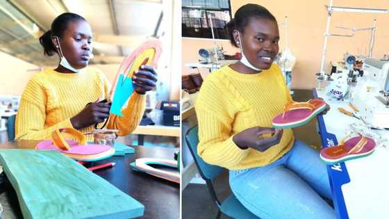 Limpopo shoemaker hustles hard creating beautiful handmade slippers & flip flops