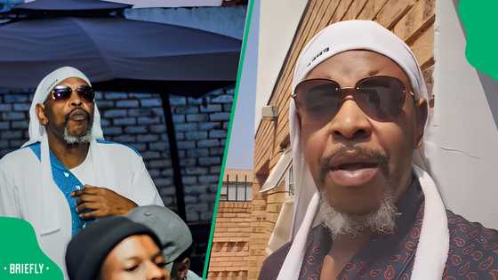 Shoki Mmola's ex-husband Sello Sebotsane performs live, SA reacts: "He volunteered to annoy people"