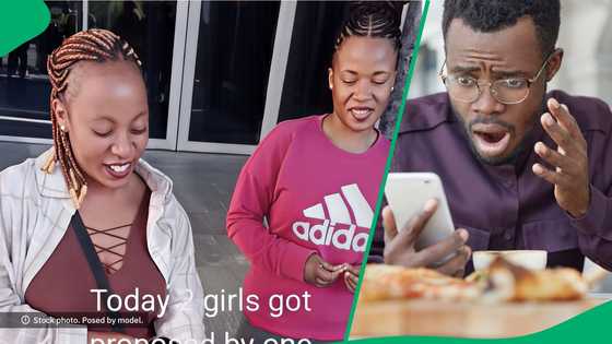 "He avoided cheating": Mzansi amazed by Gauteng gent proposing to two women at Eastgate Mall