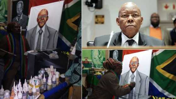 Rasta dedicates portrait to former KZN Premier Ben Ngubane: #RestInPeace