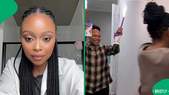 Aunties surprise 1-year-old nephew with bottle girl-inspired birthday show, leaving SA amused