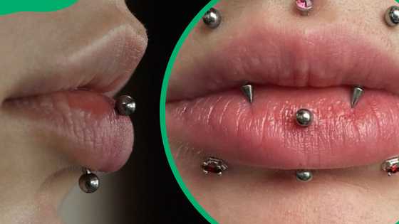 All types of lip piercings, their names, pain, and how to care