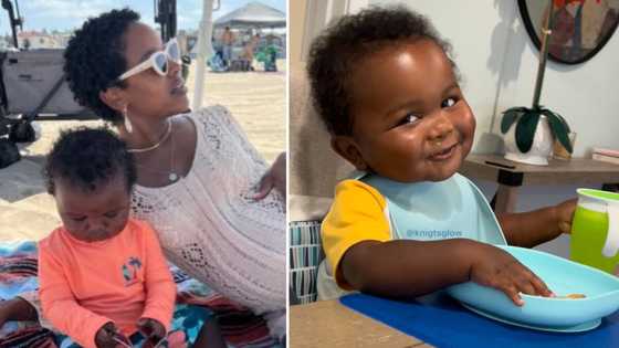 Photos of gorgeous baby boy pulling all the poses has people in awe, claiming he’s going to be a cover model