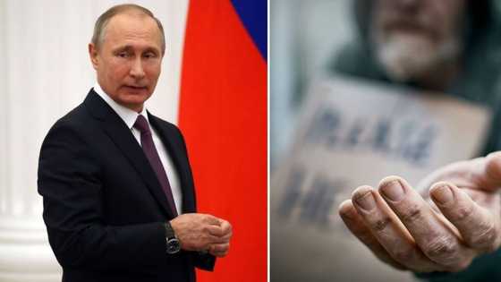 Street beggar has Mzansi in stiches, says he is willing to kidnap Vladimir Putin for R20