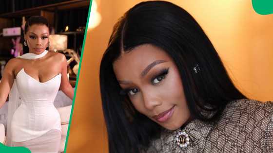 Fans pleased as Bonang Matheba introduces her new BNG non-alcoholic beverage: "I hope it's nice"