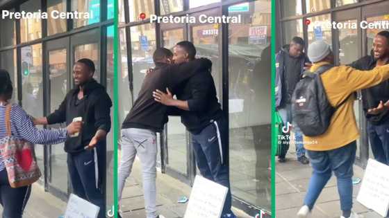 Pretoria man offers hugs to sad strangers in the CBD, touching video gets 966k views