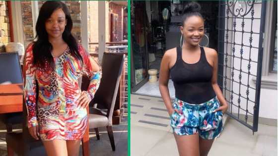 Picture of Nonhle Thema celebrating Christmas at the mall gets mixed reactions: "She has fallen"