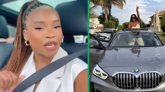 23-Year-old flaunts sleek BMW achievement in inspiring TikTok video