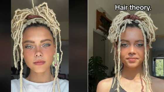 Woman with stunning eyes and faux dread locs goes viral, TikTok video gets 3.8M views as she models pretty features