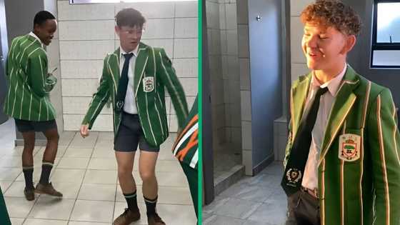Video captures Rustenburg schoolboy vibing to Distruction Boys, Mzansi entertained