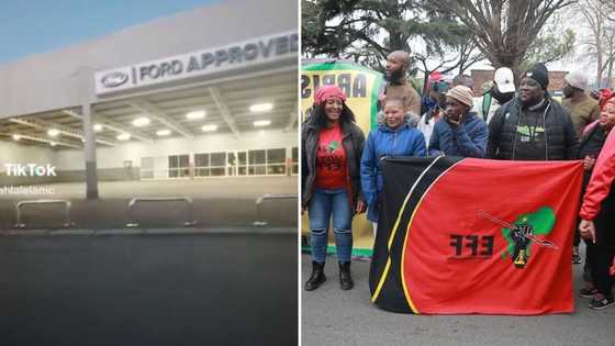 EFF National shutdown: Ford and Mercedes car dealerships quickly removes cars from garage amid strike fears